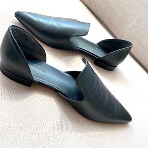 Vince - Damris Pointed toe flats - Black Leather